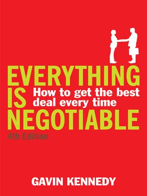 cover image of Everything is Negotiable